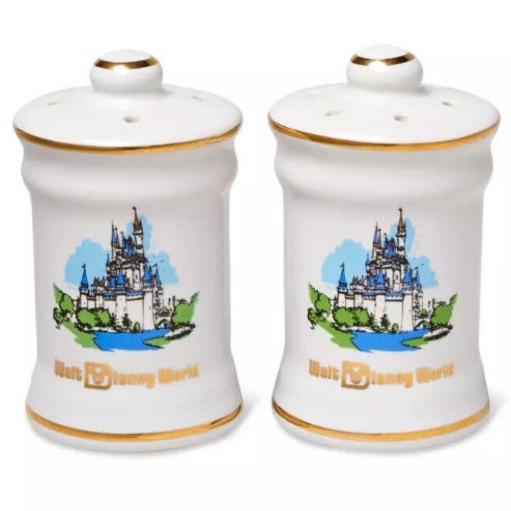 NWT! Walt Disney World 50th Anniversary Salt and Pepper Shaker Set